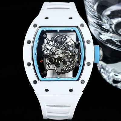 Richard Mille for Sale RM055 Bubba Watson  White Ceramic Copy Watch